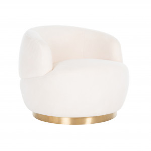 TEDDY design fotel - fekete/fehér