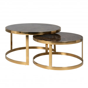 KONRAN-II design dohányzóasztal - 90cm
