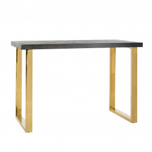 BLACKBONE exkluzív bárasztal - 160cm - arany/ezüst