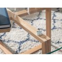 STELLA modern üveg dohányzóasztal - 78cm