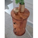 TELENDRA rózsafa fiókos tároló - 65/85cm