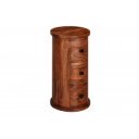 TELENDRA rózsafa fiókos tároló - 65/85cm