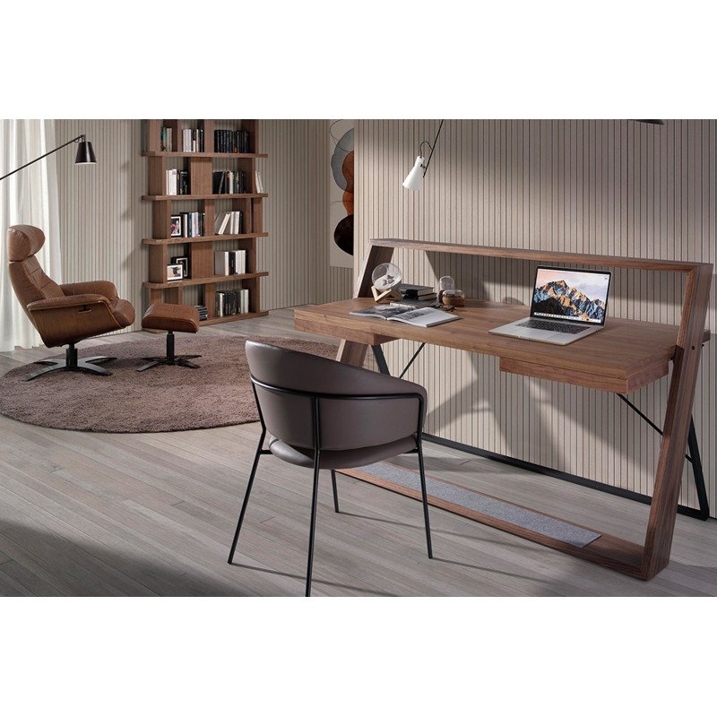 CRUZAR exkluzív dió íróasztal - 170cm