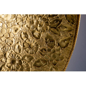 UNIQUE design tükör - 81cm - arany