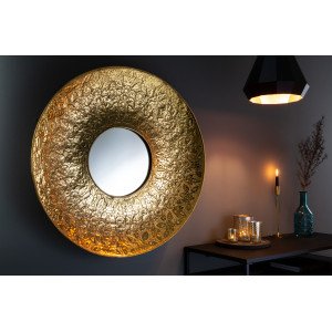 UNIQUE design tükör - 81cm - arany