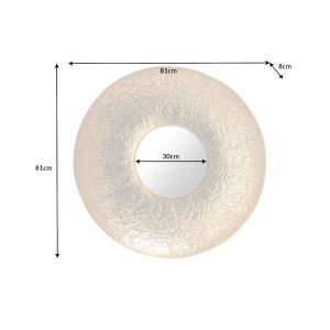 UNIQUE design tükör - 81cm - arany