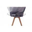 LIVORNO design forgatható szék - vintage szürke