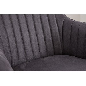 LIVORNO design forgatható szék - vintage szürke