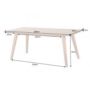 BALI modern akác kültéri asztal - 180cm