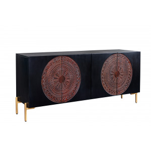 MANDALA exkluzív mangófa komód - 160cm