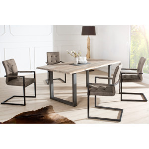 OXFORD karfás design szék - antik taupe