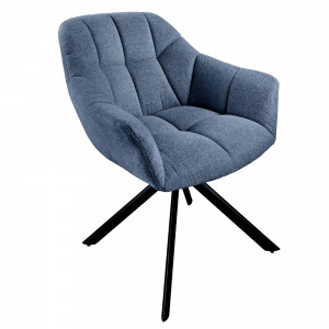 PAPILLON design forgatható szék - kék