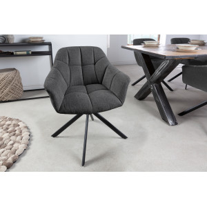 PAPILLON design forgatható szék - antracit