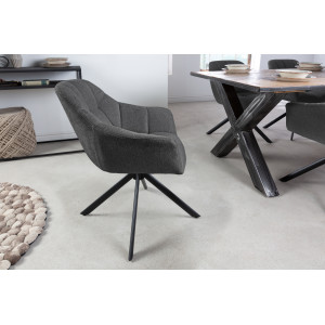 PAPILLON design forgatható szék - antracit