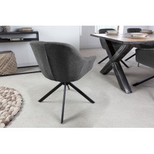 PAPILLON design forgatható szék - antracit
