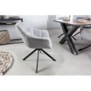 PAPILLON design forgatható szék - világosszürke