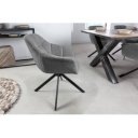 PAPILLON design forgatható szék - szürke