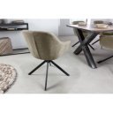 PAPILLON design forgatható szék - barna