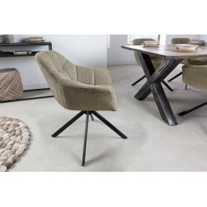 PAPILLON design forgatható szék - barna