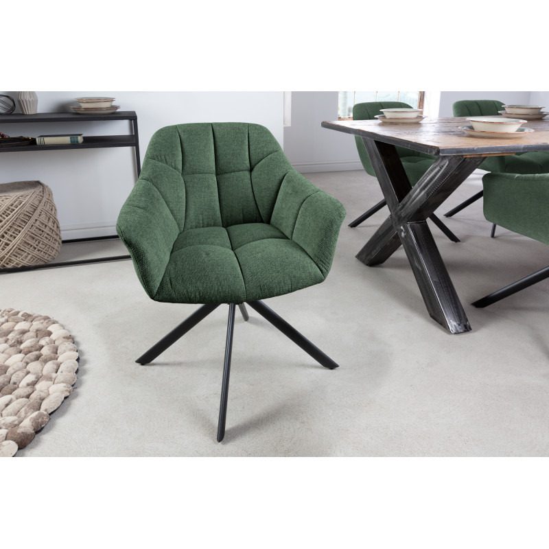 PAPILLON design forgatható szék - zöld