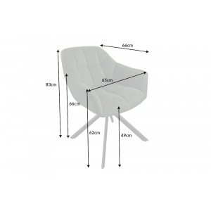 PAPILLON design forgatható szék - zöld