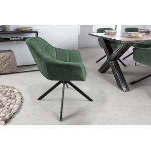 PAPILLON design forgatható szék - zöld