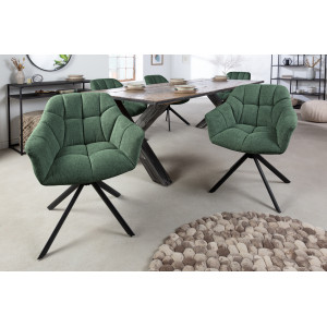 PAPILLON design forgatható szék - zöld