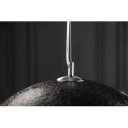 GLOW L modern függőlámpa - fekete/ezüst