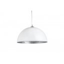 GLOW L modern függőlámpa - fehér/ezüst