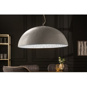 GLOW XL modern függőlámpa - fehér/ezüst Függőlámpák