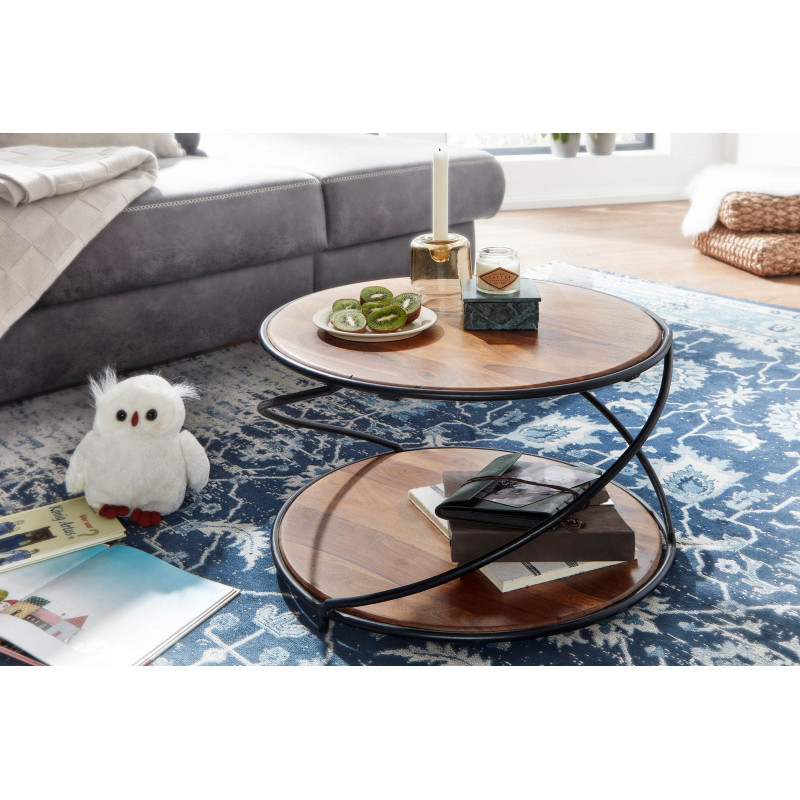 CEYLON design rózsafa dohányzóasztal  - 58cm