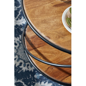 CEYLON design rózsafa dohányzóasztal  - 58cm