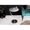 LEAF design lerakóasztal - ezüst