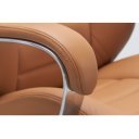 BUSINESS bőr irodai szék - caramel