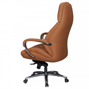 BUSINESS bőr irodai szék - caramel