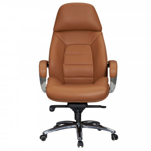 BUSINESS bőr irodai szék - caramel