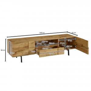 MANCHESTER modern TV állvány - 160cm