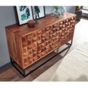 CHESS tömör rózsafa komód