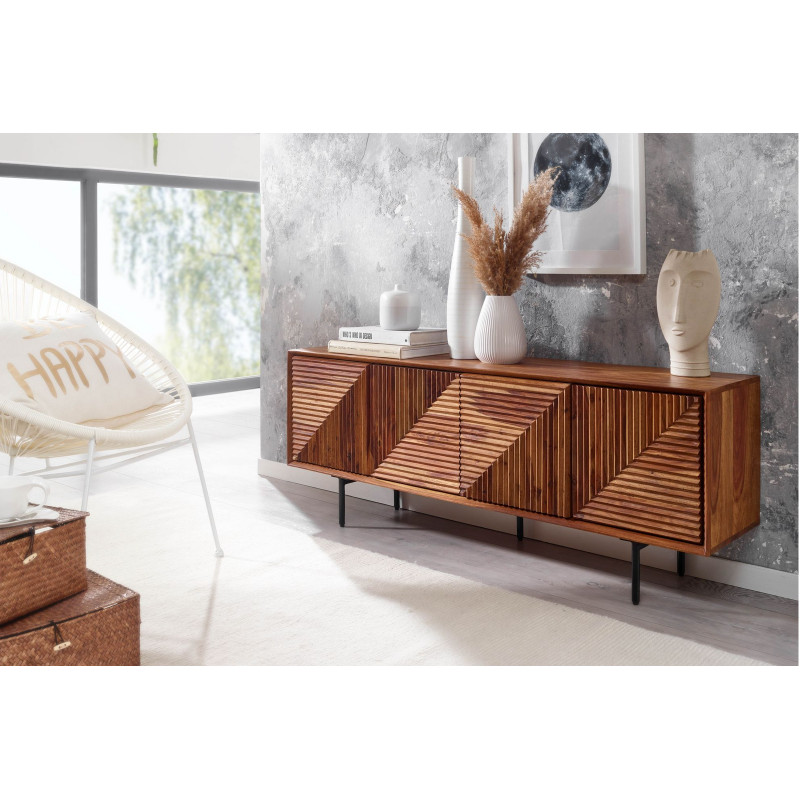 FLASH modern rózsafa TV szekrény - 140cm