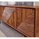 FLASH modern rózsafa TV szekrény - 140cm