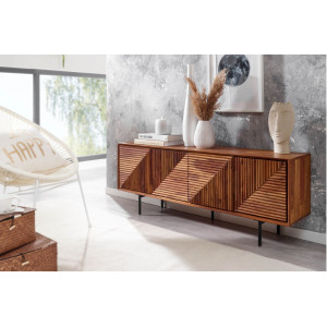 FLASH modern rózsafa TV szekrény - 140cm Skyport