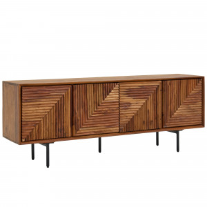 FLASH modern rózsafa TV szekrény - 140cm