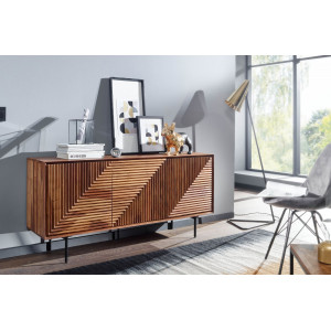 FLASH modern rózsafa komód - 148cm Skyport