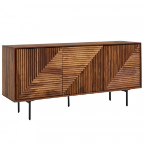 FLASH modern rózsafa komód - 148cm