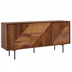 FLASH modern rózsafa komód - 148cm