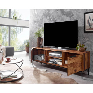 FLAT tömör rózsafa Tv-szekrény - 147cm