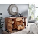 HARRIS modern rózsafa komód - 145cm