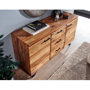 HARRIS modern rózsafa komód - 145cm