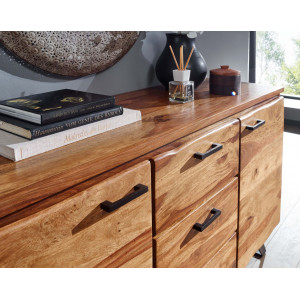 HARRIS modern rózsafa komód - 145cm