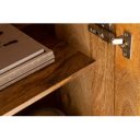 ELIXYR luxus mangófa komód - 177cm - barna